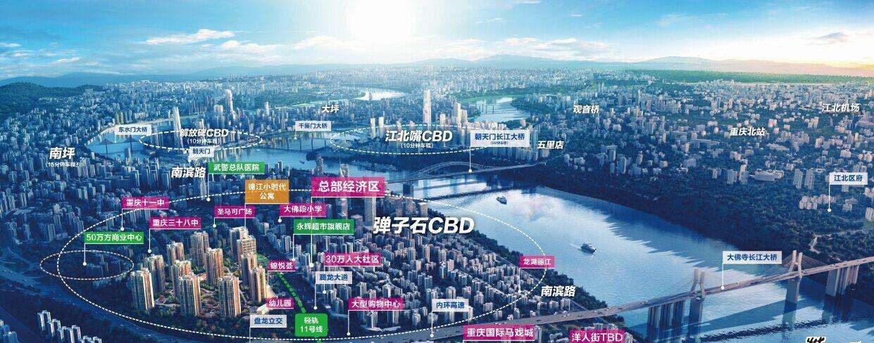 重庆开埠最早的水码头媲美解放碑和江北嘴弹子石cbd已经到来