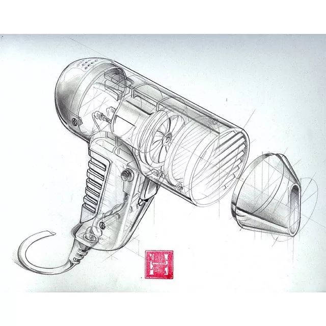 「远川绘-手绘素材第327天」产品手绘中的透视圆