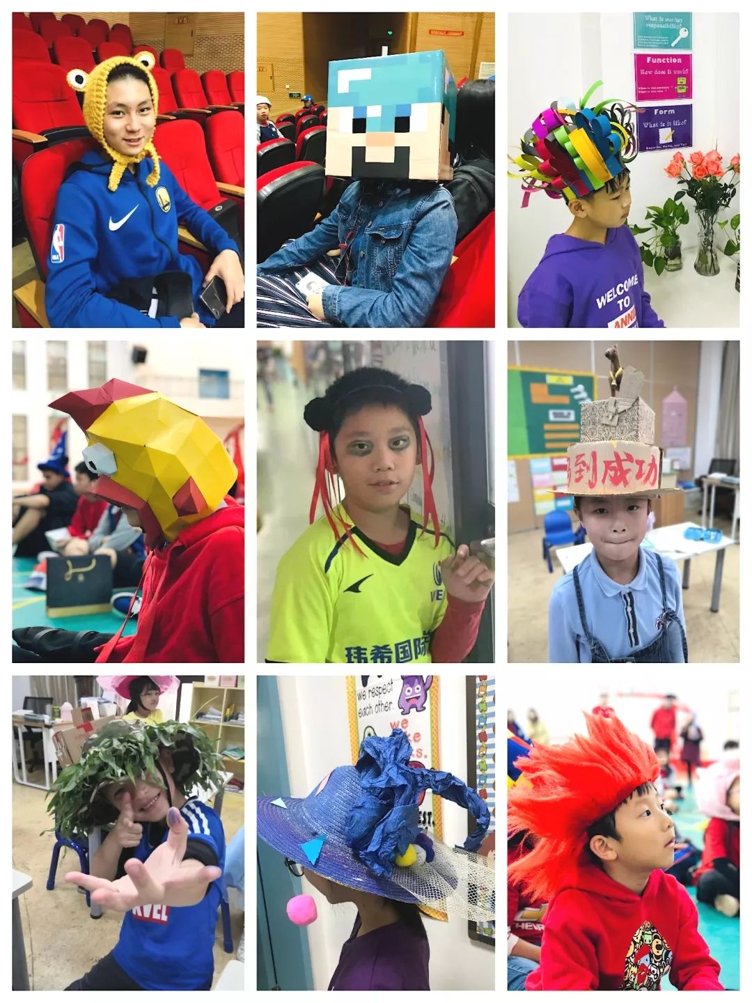 house color day & crazy hat day丨学院日暨疯狂帽子日双重参与