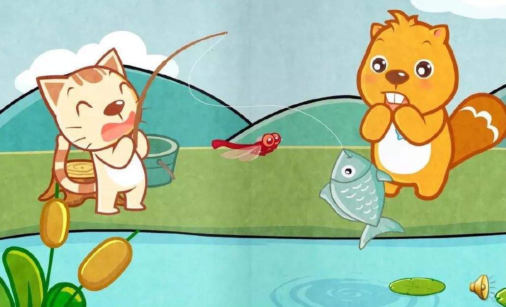 受到广大少年儿童喜爱:劳动的创造最光荣《小猫钓鱼》的故事告诉小