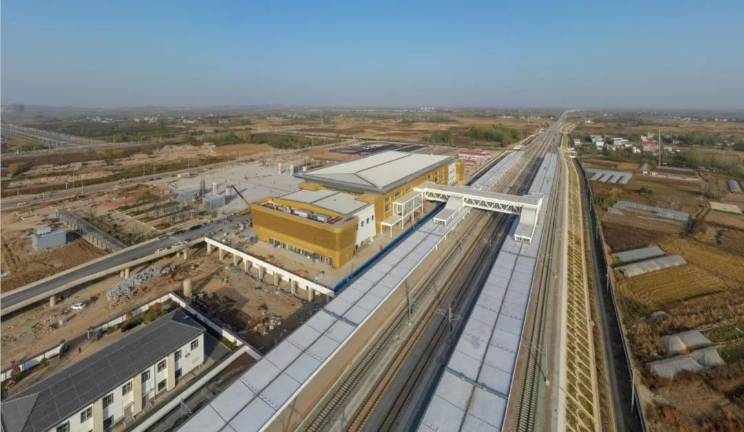 商合杭高铁淮南南站通过静态验收视频