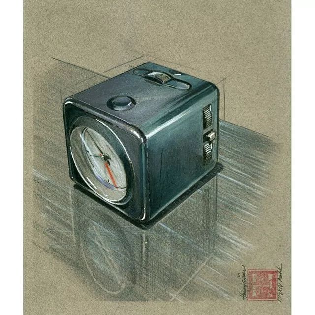 「远川绘-手绘素材第327天」产品手绘中的透视圆