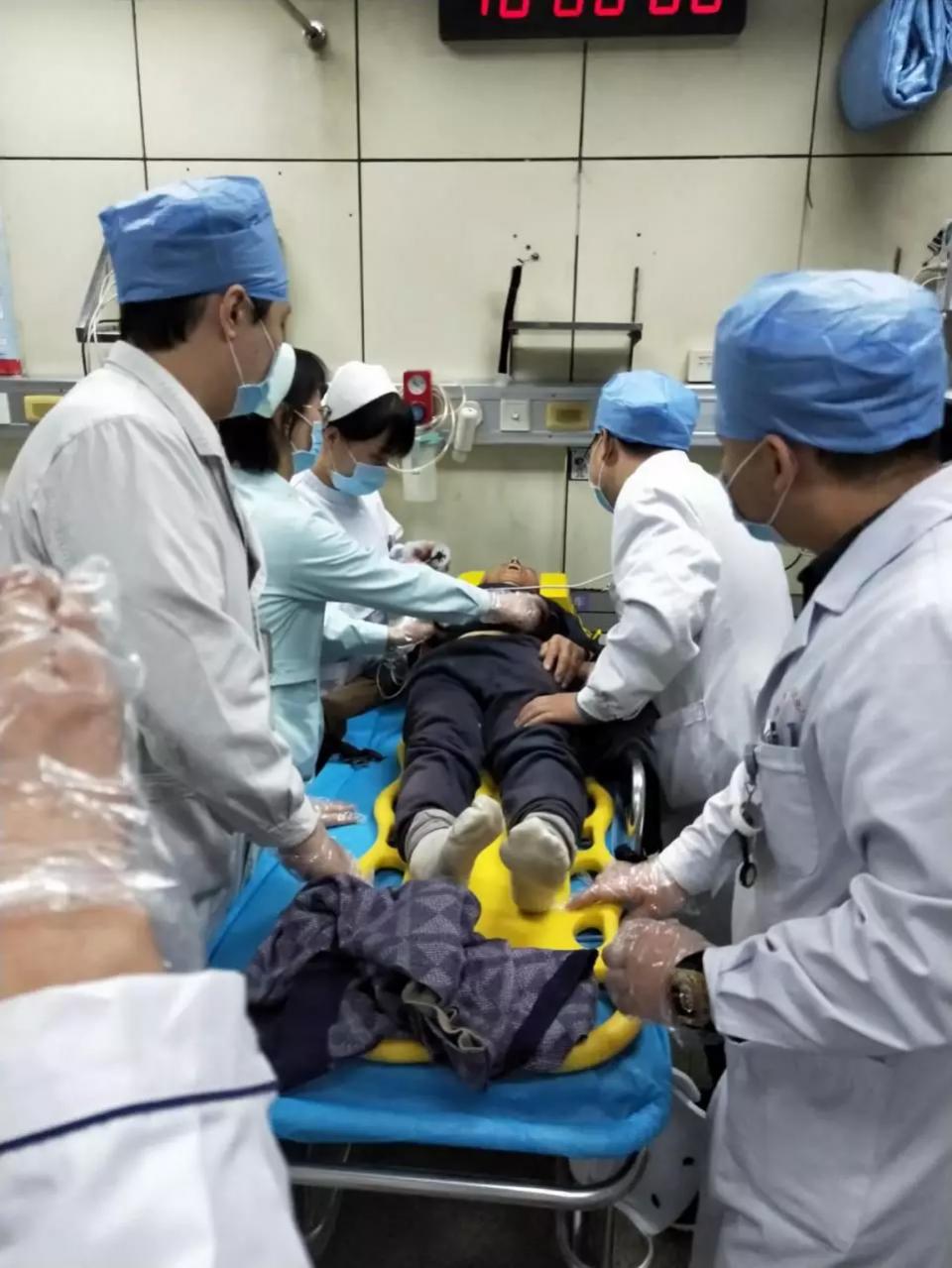 太原市中心医院为创伤患者开展空中紧急救援