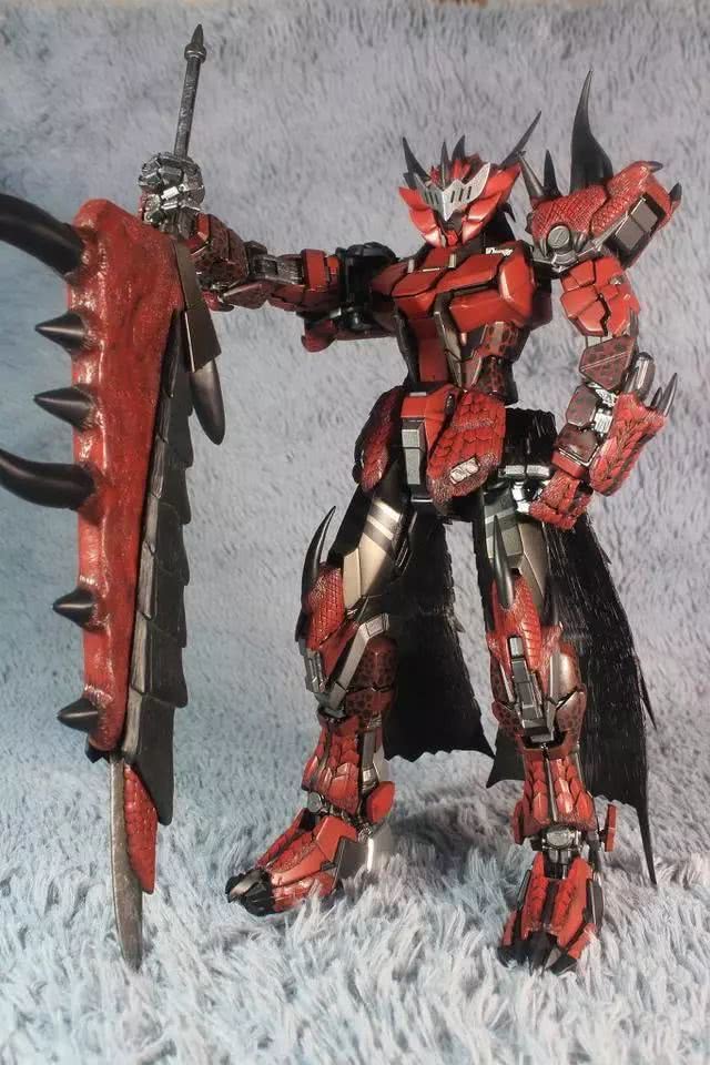 pg强袭超进化怪物猎人大剑雄火龙装