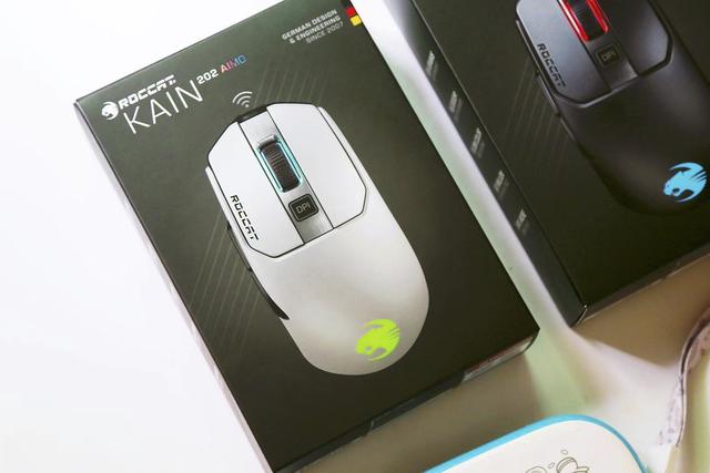 德国第一外设品牌冰豹roccatkain202aimo无线电竞鼠标轻体验