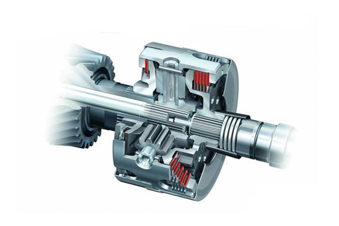 多片离合式中央差速器