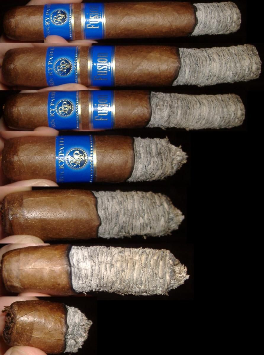 雪茄的烟灰说明了什么状态?