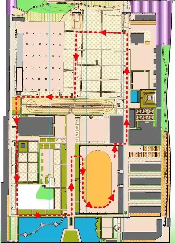 西京学院平面图高清图片