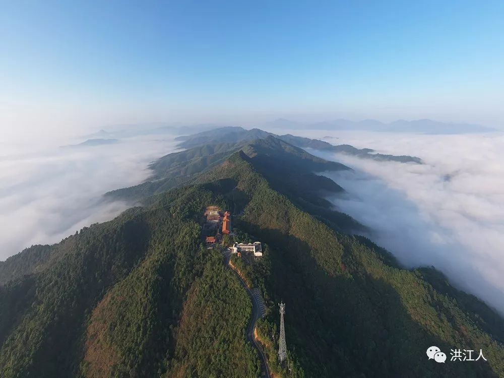 洪江嵩雲山雲海日出美得令人心醉.