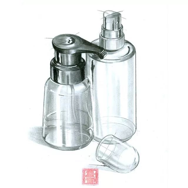 「远川绘-手绘素材第327天」产品手绘中的透视圆