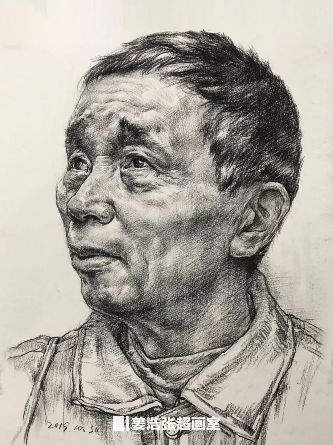 联考倒计时美术生必看素描头像高分作品