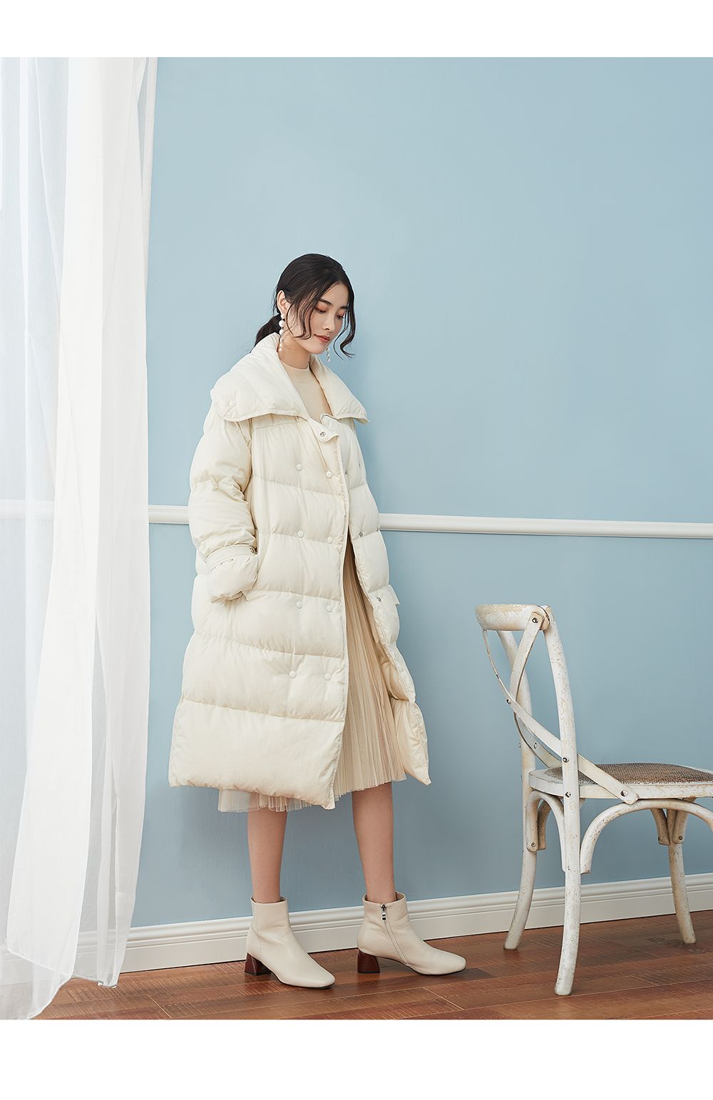 justzzu羽绒服减龄保暖自带高级感