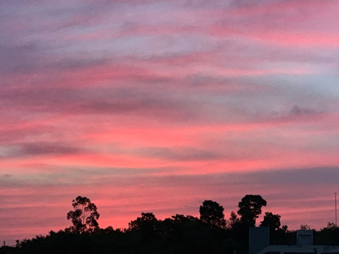 廣油晚霞 | 何其有幸,在這絕色中想你_夕陽