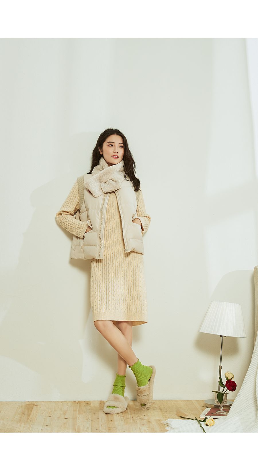 justzzu羽绒服减龄保暖自带高级感