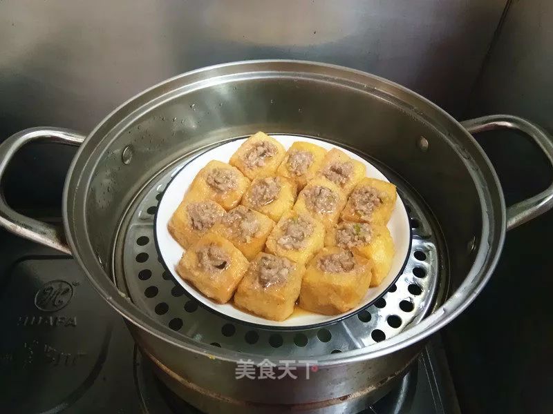 蒸釀豆腐泡:鮮香多汁,一口下去超滿足哦