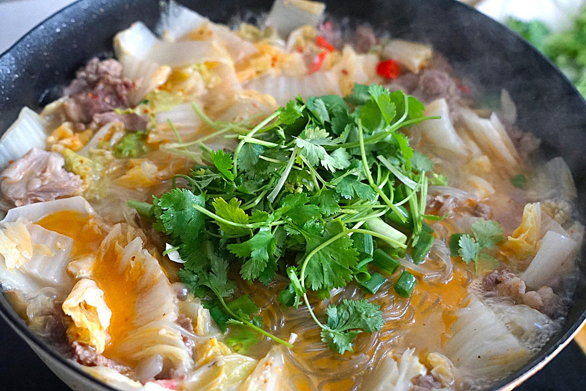 原创咱苏北人喜欢这样做羊肉家常菜简单又解馋烀一大锅被吃个精光