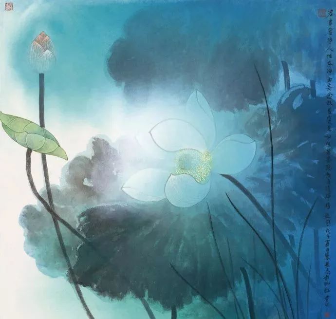 那莲,那禅,那光阴._蓝莲花