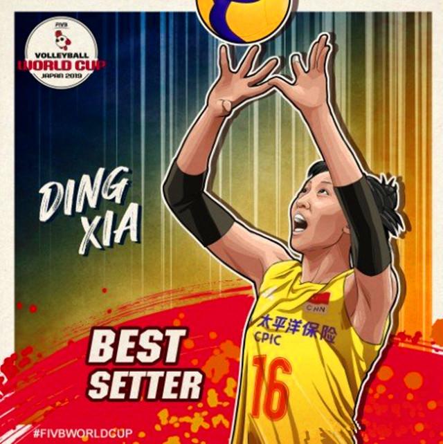 国际排联花式致敬最佳球员!朱婷自带喜感,王梦洁"大变样"