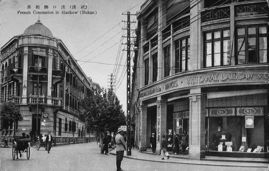 汉口(原)俄租界区俯瞰(明日明月 摄)▲20世纪初汉口租界的老照片