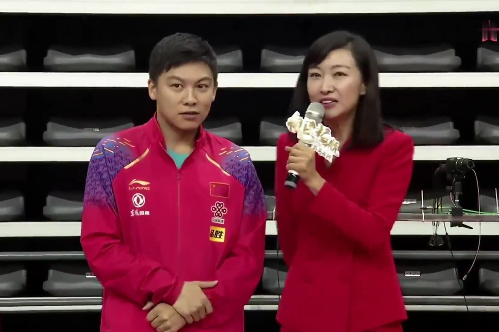 奥运冠军中国乒乓球男队教练陈玘现场助阵