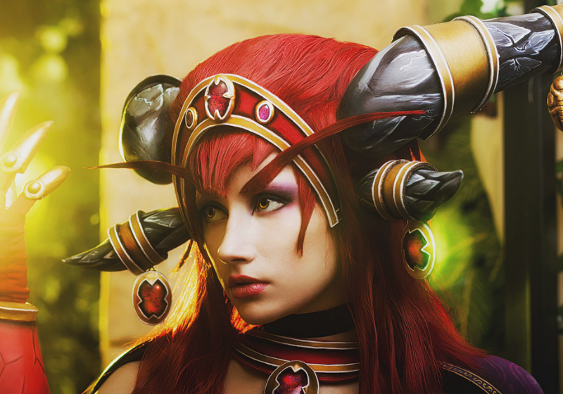 cosplay美女图集魔兽世界红龙女王
