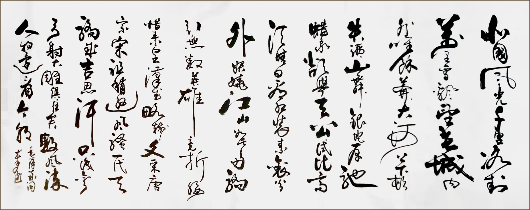 陈武秀老师书画双修,在绘画方面也颇有造诣,尤其擅