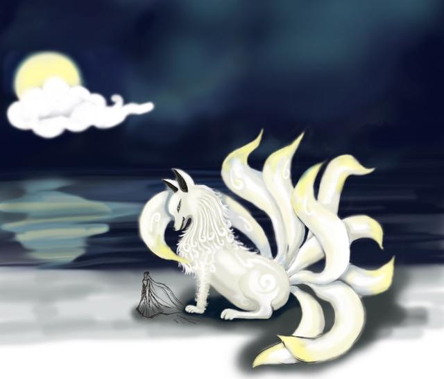 "王者不倾于色,则九尾狐至焉;《宋书·符瑞志》则是这么说的:"白狐