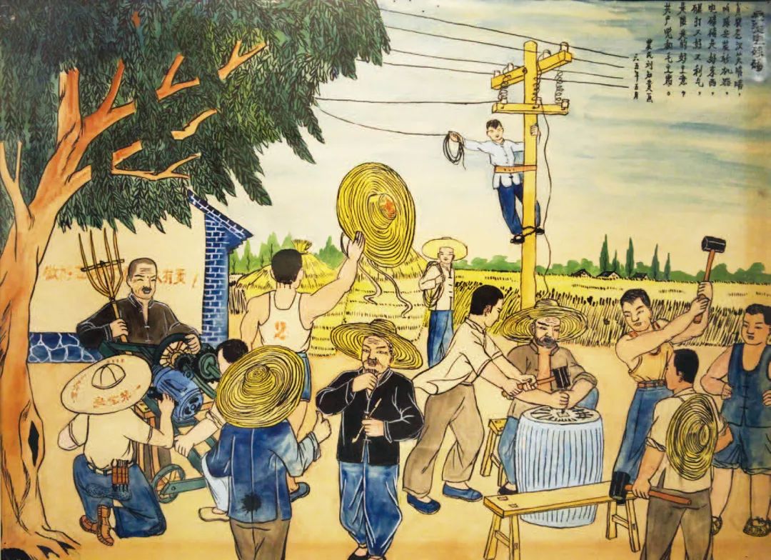 头条报道农民画以朴素醇厚的艺术形式歌颂劳动礼赞生活