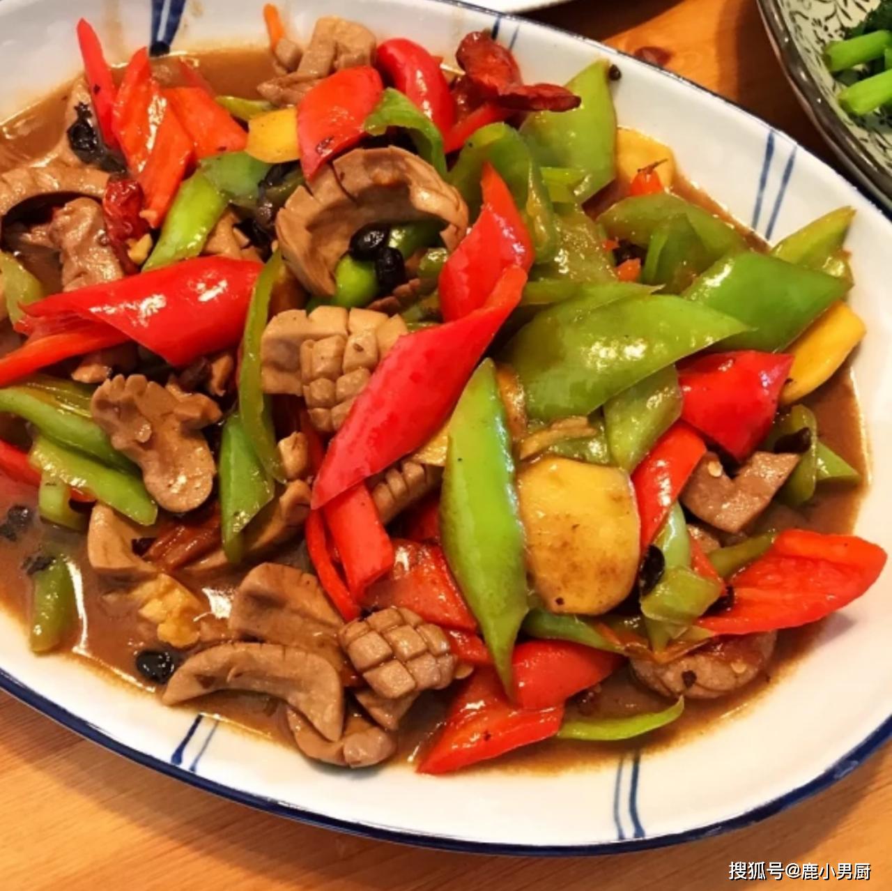 原创饭店大厨教你制作:家常下饭菜爆炒腰花,鲜香咸辣,爽嫩特下饭