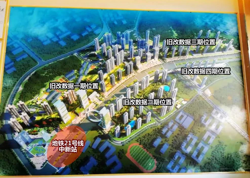 周边已建成多个楼盘小区,未来规划中还有一个跨越中新和朱村两个街镇