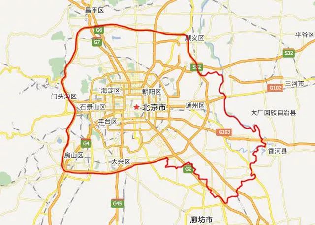 在通州區全域範圍道路(不含高速公路主路)行駛須辦理進京通行證.