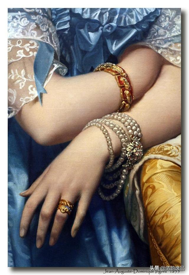 大师作品欣赏——安格尔的《阿尔伯特 德 布洛格丽公主》_lehman