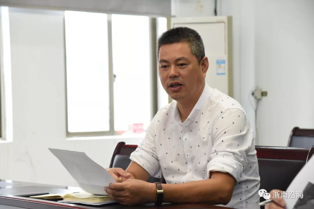 赤溪镇委副书记,镇长林运渺作指导讲话,镇党委委员,副镇长廖诗超部署