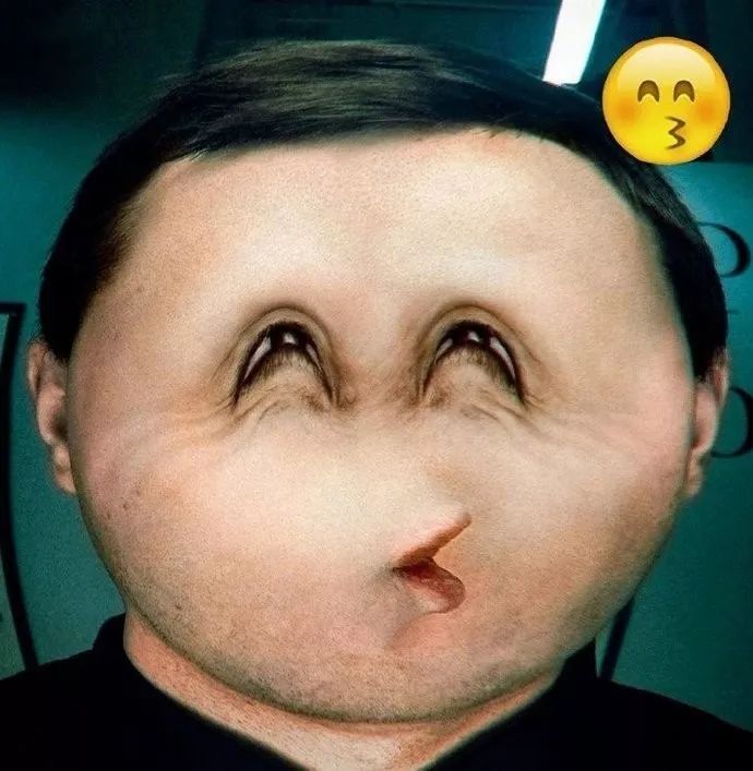 如果emoji表情出现在人的脸上可能就会是这样的._魔性