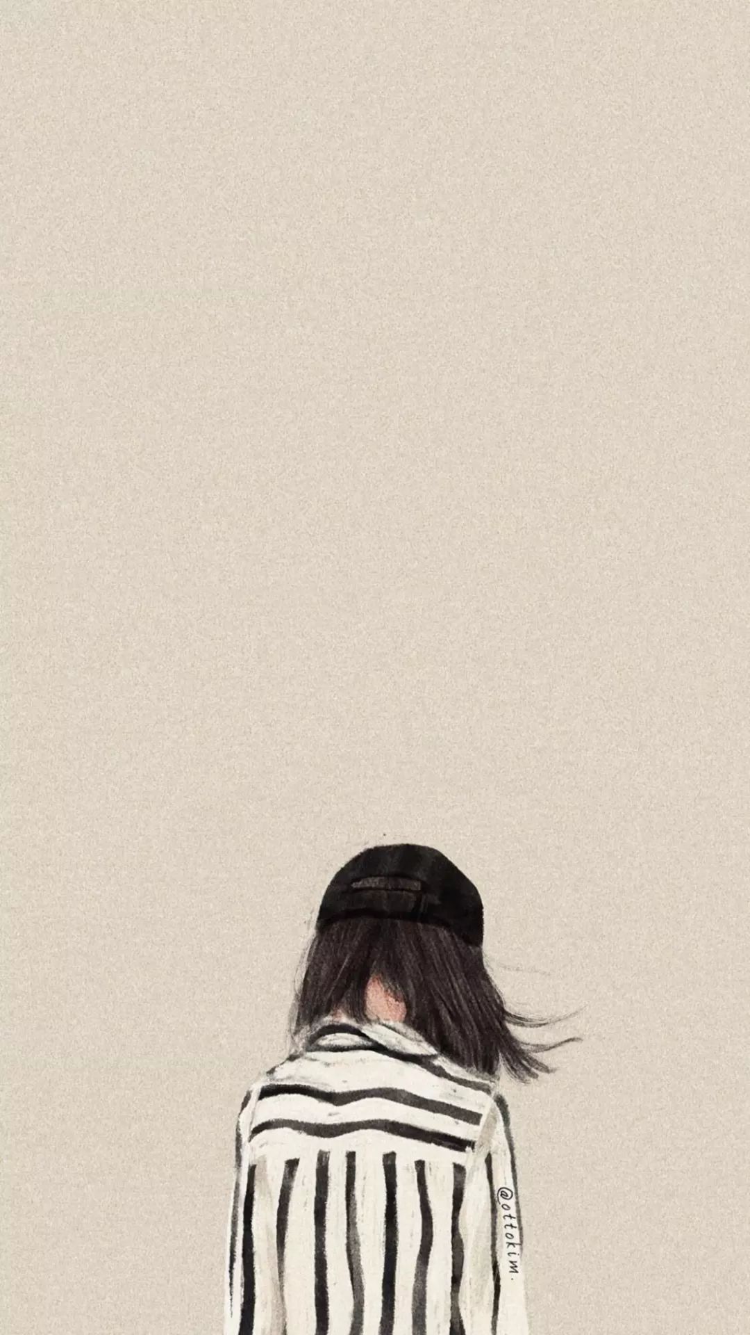 手绘背影壁纸集