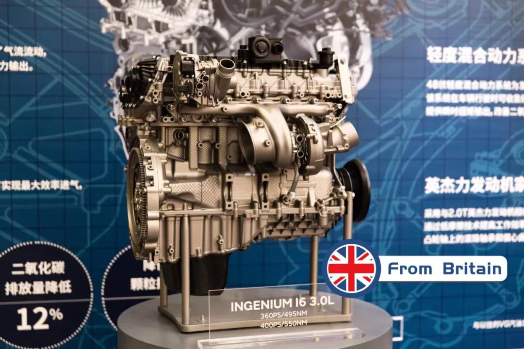 0t英杰力双增压发动机,这也是路虎揽胜运动版首次引入双增压技术.