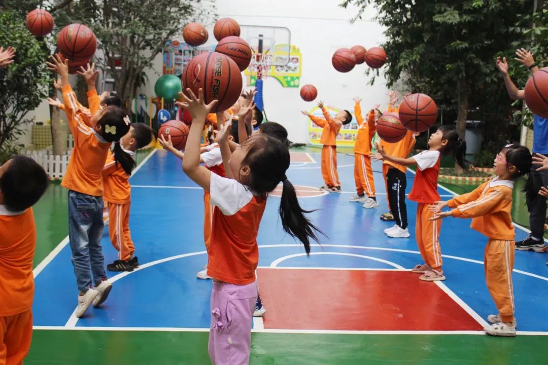 幼儿园篮球特色课美篇图片