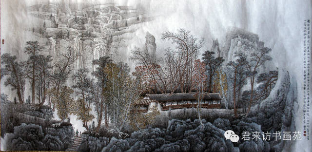杨熟生工笔山水 —— 细腻空灵