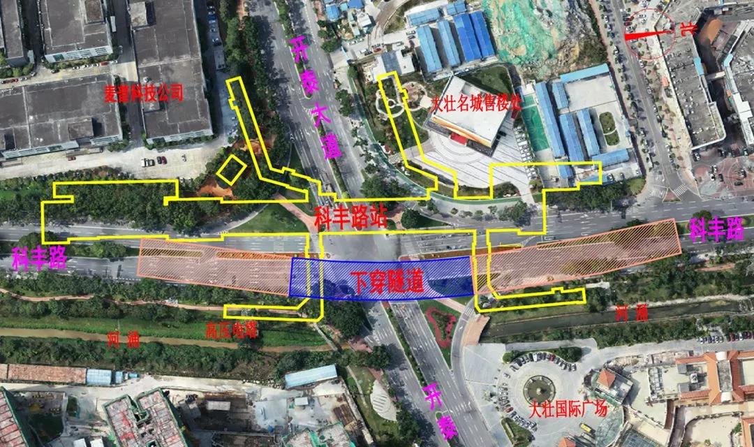 科豐路地鐵站與下穿隧道即將動工科學城十多條公交線路調整