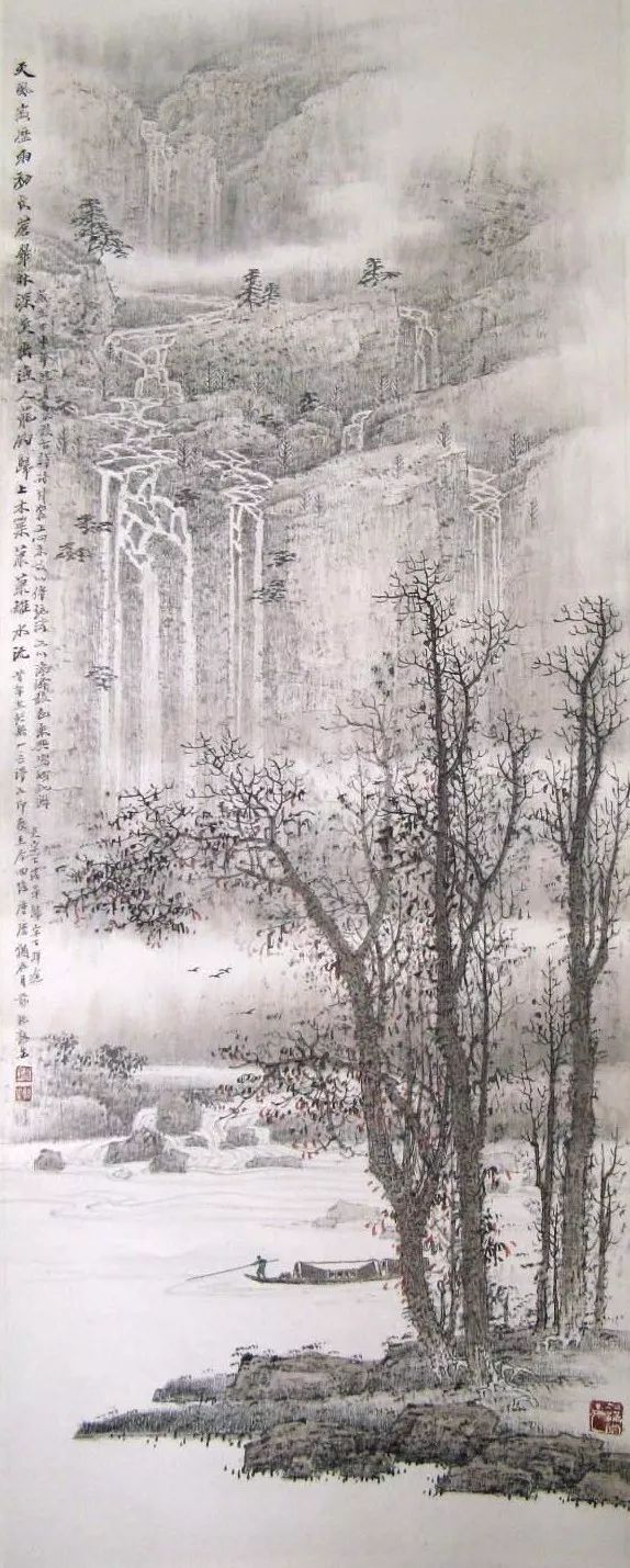 杨熟生工笔山水 —— 细腻空灵