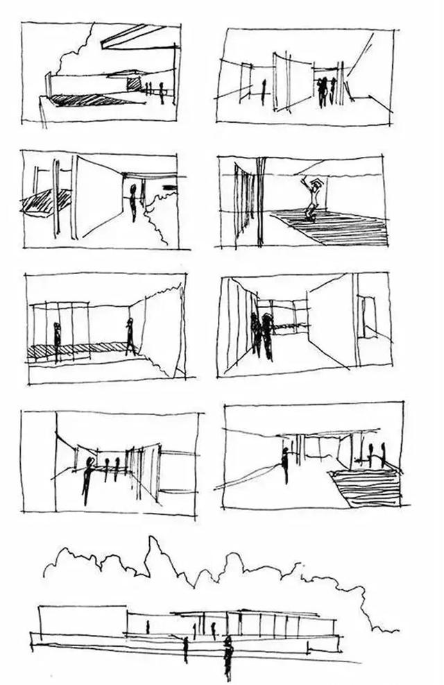 建筑设计到底如何构思?用手绘打开建筑设计的大门_草图