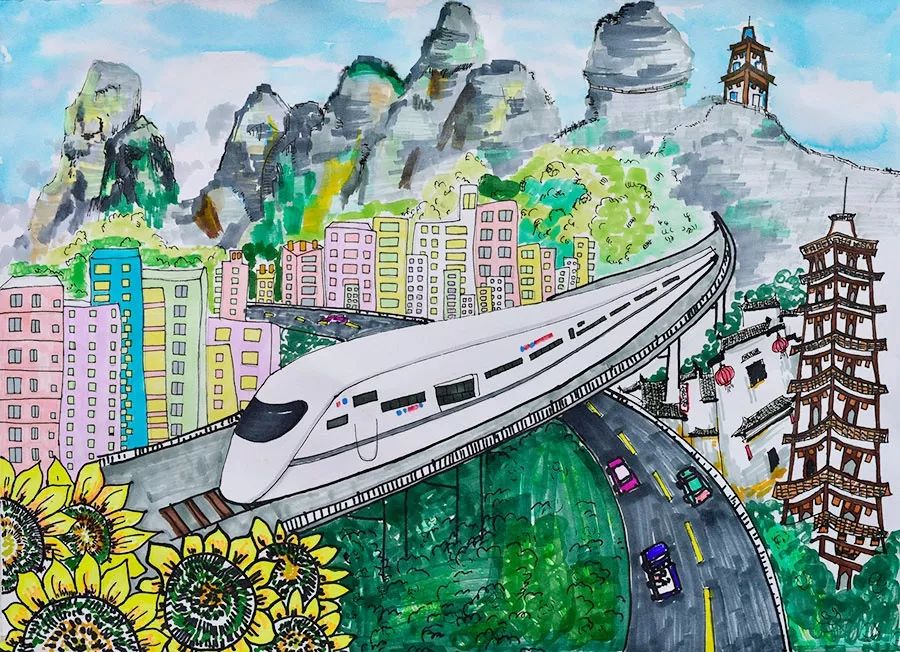 小小画笔绘出龙川模样2019年青少年绘画大赛10幅最佳作品出炉