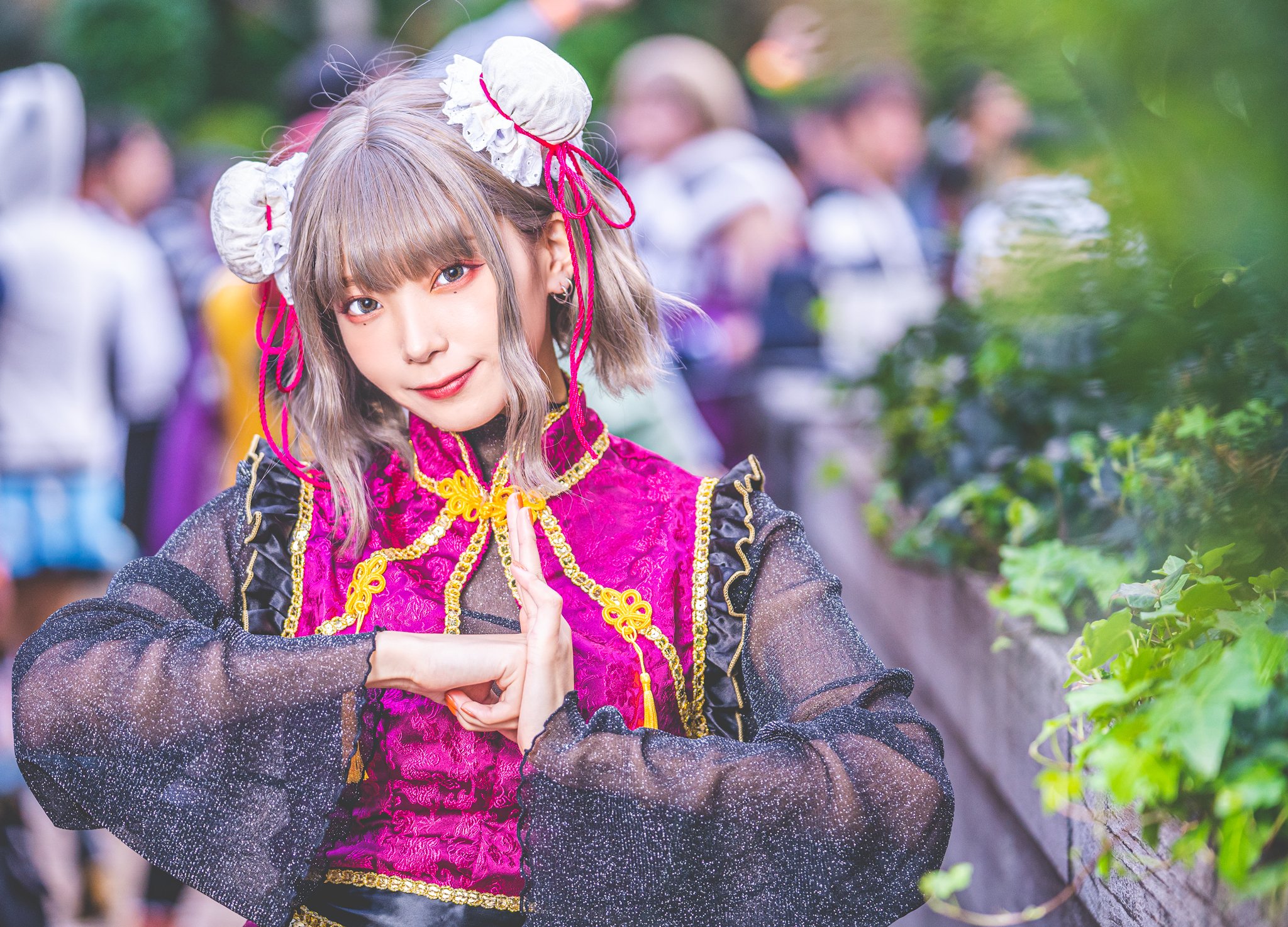 中华娘包子头 雷姆吸血鬼装- 池袋万圣节cos