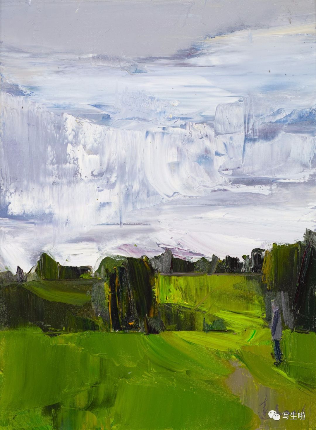 《俄罗斯写生之四》布面油画 60x80cm 段远文 2016年《俄罗斯写生之三