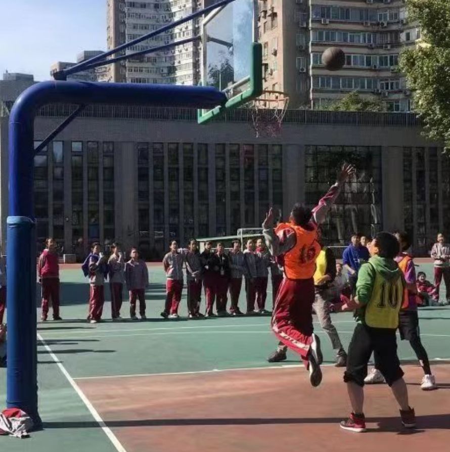 北京中学西坝河校区师生篮球赛2