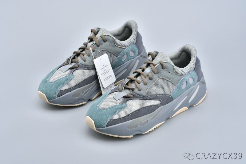 椰子老爹鞋 yeezy boost 700 teal blue 水鸭蓝配色