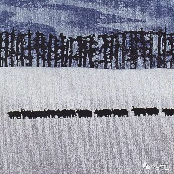 每日一画|张敏杰 平原上的舞蹈之二(2019/11/3)|今日版画