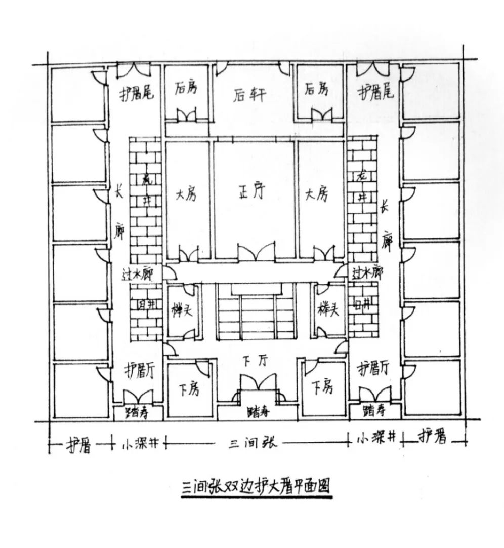 闽南古厝的建筑平面图图片