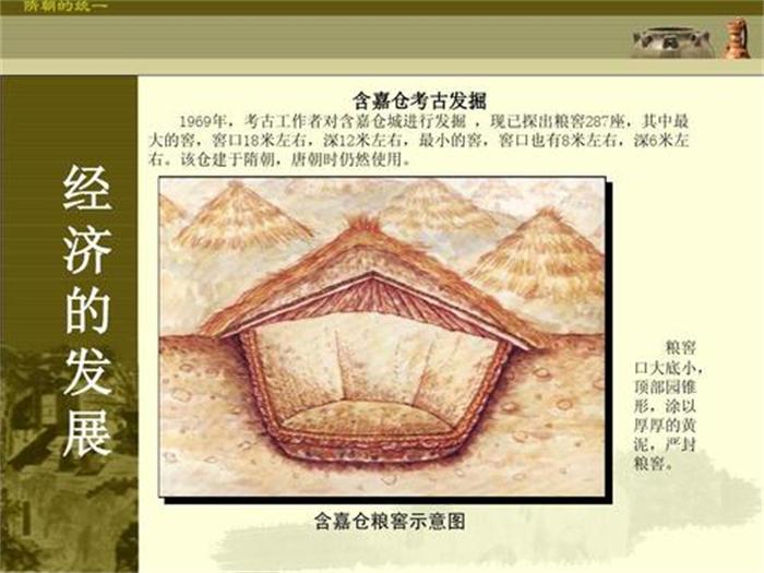河南洛阳隋唐时期的国家粮仓含嘉仓