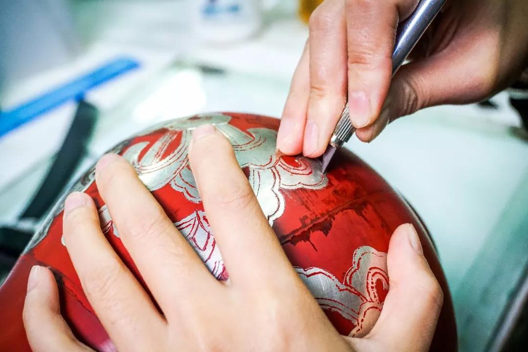 网红都在拍照的漆器厂在青羊diy的漆器直接带回家